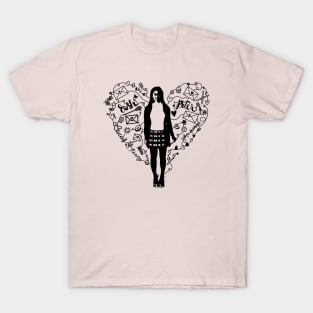 To All the Boys Trilogy - Lara Jean Song Covey - Lana Condor T-Shirt